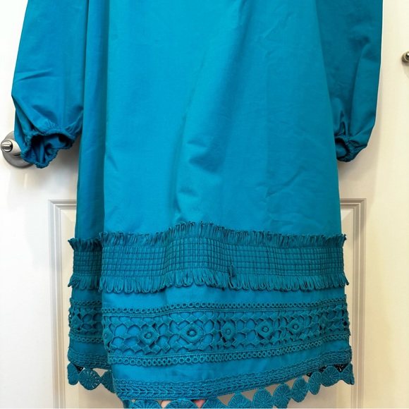 Weekend MaxMara Label-cut Cotton Poplin Dress 3/4 Sleeves. Size: Small US4 New - Picture 14 of 15